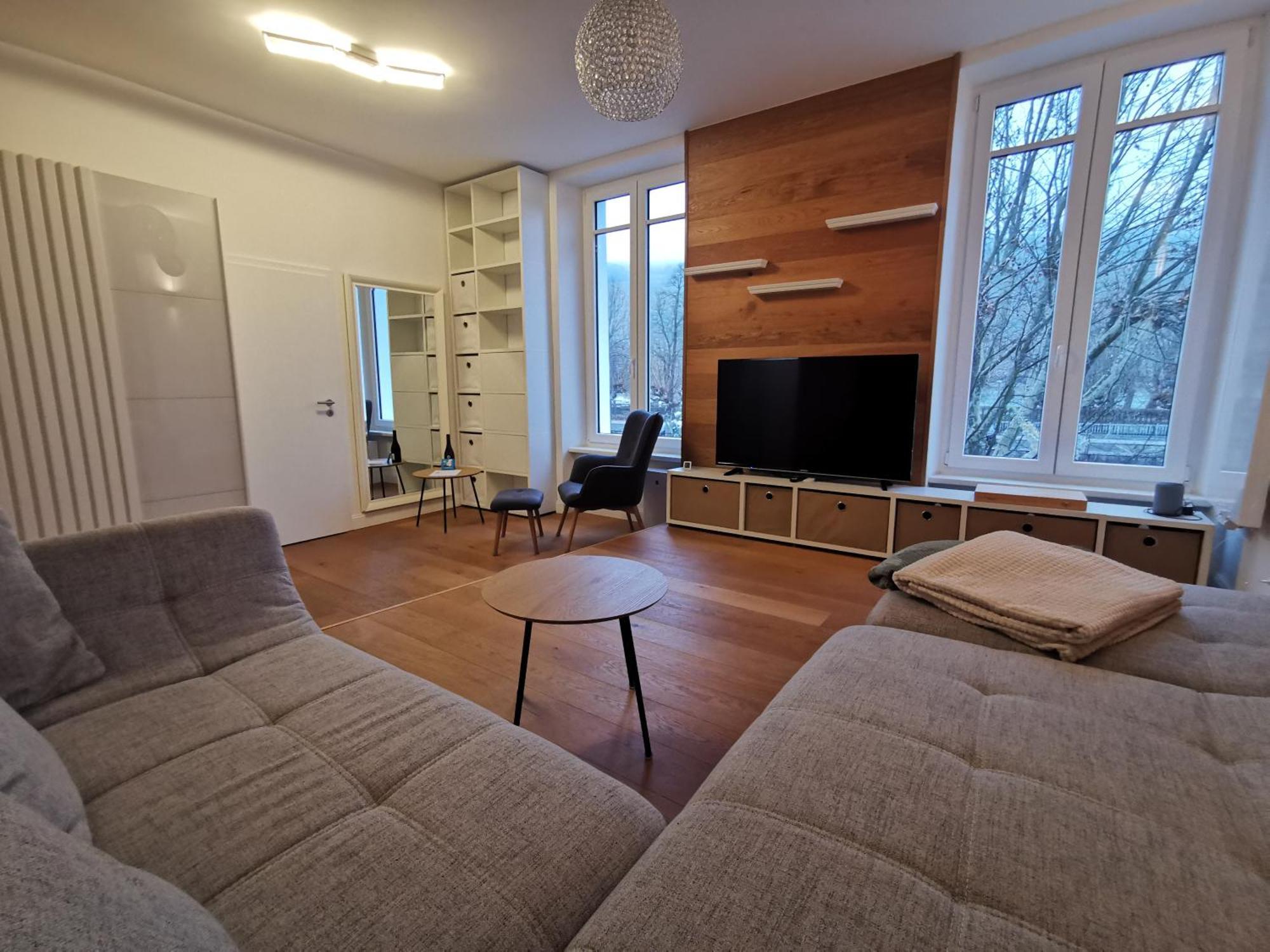 Rheinufer Am Hindenburgpark Apartment บิงเงนอัมไรน์ ห้อง รูปภาพ